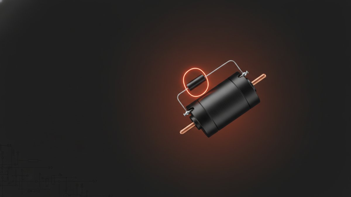 Flyback diode wired across a relay coil