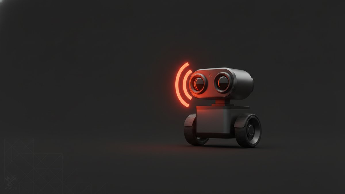 Obstacle avoiding robot with ultrasonic sensor on servo mount